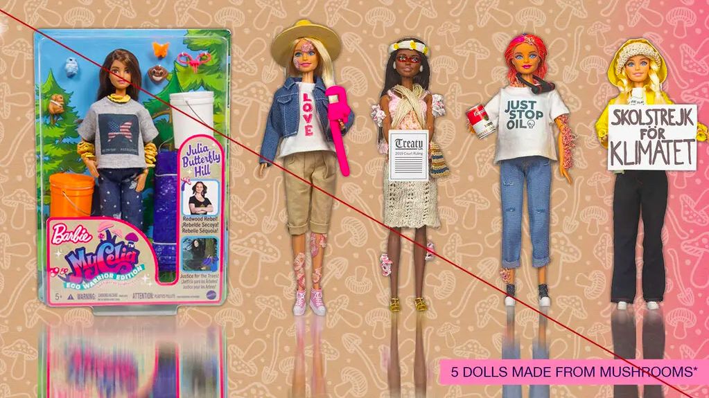 Klimatičtí aktivisté si vystřelili z výrobce Barbie